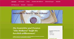 Desktop Screenshot of pension-wolgast.de